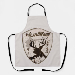 狩りアドベンチャータペストリーアクリルプリントプラーク エプロン