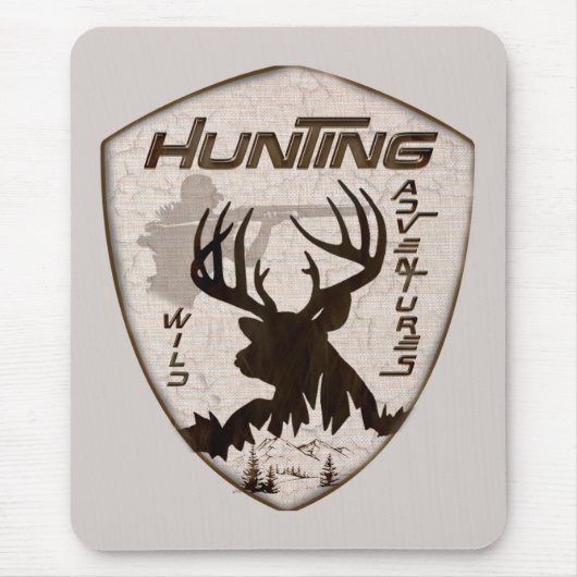狩りアドベンチャータペストリー マウスパッド (正面)