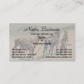 狩りアンテロープバイフレデリックレミントン 名刺 (正面)