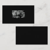 狩りアーチャーアメリカ国旗のボーイング狩り 名刺 (正面/裏面)