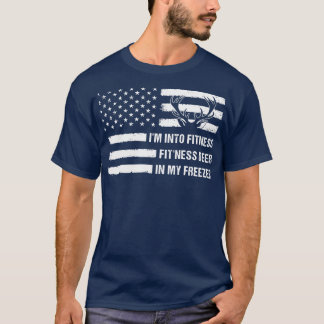 狩りイムフィットネスフィットネス鹿マイフリーザー Tシャツ