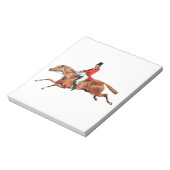 狩りイラストレーション ノートパッド (回転)