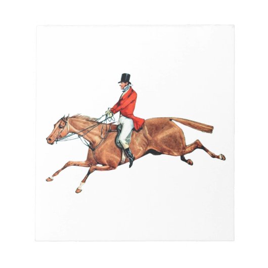 狩りイラストレーション ノートパッド (正面)