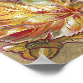 狩りイン秋ヴィンテージ感謝祭 ポスター (角)