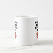 狩りウォームアップディアおもしろい狩りマグ コーヒーマグカップ (中央)