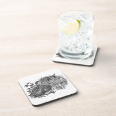 狩りウズラと狩り犬 コースター (右側)