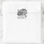 狩りウズラと狩り犬 スクエアシール (バッグ)