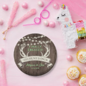 狩りオーバー素朴婚約パーティ ペーパープレート (パーティー)