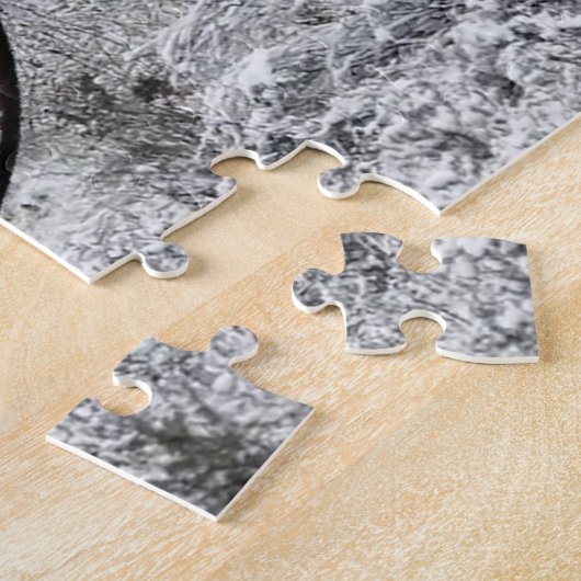 狩りカウエルクスコープビューウィンターラットフォレストジグサ ジグソーパズル (側面)