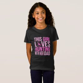 狩りガールラブズ狩りとのパパ Tシャツ