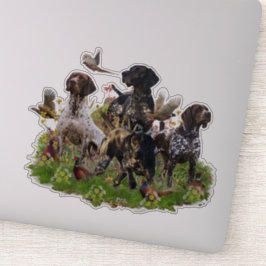 狩りキジとGSPシール シール