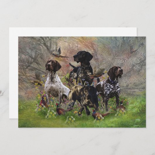 狩りキジGSP 招待状 (正面/裏面)