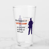 狩りキャンプストーリー タンブラーグラス (正面)