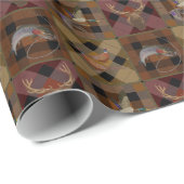 狩りクラブプレイドとワイルドライフゲーム ラッピングペーパー (ロールコーナー)