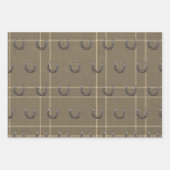 狩りクラブホース、タック、ホースシュー ラッピングペーパーシート (正面3)