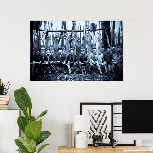 狩りクラブ1911ヴィンテージディアハンターズ ポスター (ホームオフィス)