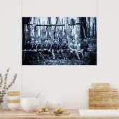 狩りクラブ1911ヴィンテージディアハンターズ ポスター (キッチン)