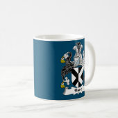 狩りコートオブアームズ家紋  コーヒーマグカップ (正面右)