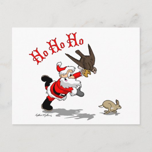 狩りサンタホリデイハガキ シーズンポストカード (正面)