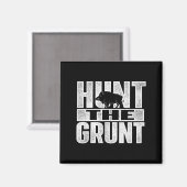 狩りザグラントボア狩りワイルドホッグハンター マグネット (正面/裏面)