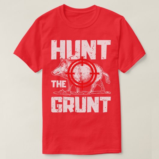 狩りザグルントホッグ狩りボア1 Tシャツ (デザイン正面)