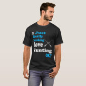 狩りシャツ私は本当に自由な愛の狩り Tシャツ (正面フル)