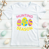 狩りシーズンイースターティー;おもしろい卵狩り Tシャツ