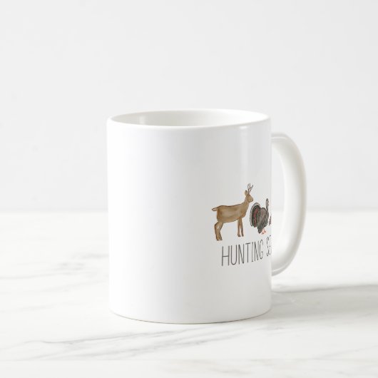 狩りシーズンキッズディアタークダックダブトドドラー コーヒーマグカップ (正面右)