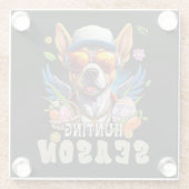 狩りシーズンディアイースターエッグ ガラスコースター (裏面)