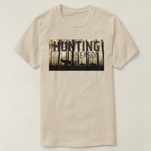 狩りシーズン：開始 Tシャツ (デザイン正面)