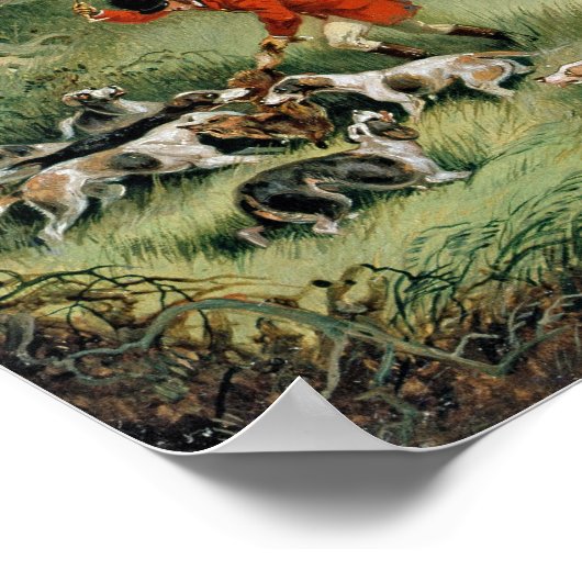 狩りシーン2 ポスター (角)