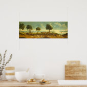 狩りシーン&ハーバー – アメリカファインアートポスター ポスター (キッチン)