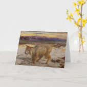 狩りスケープゴグリーティングカード カード (黄色い花)