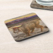 狩りスケープヤギのコースター コースター (左側)