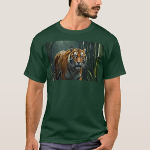 狩りタイガーインバンブーグローブ Tシャツ