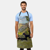 狩りチュカルパトリッジ エプロン (着用した状態)