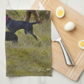 狩りチュカルパトリッジ キッチンタオル (四つ折り)