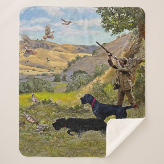 狩りチュカルパトリッジ シェルパブランケット (正面)