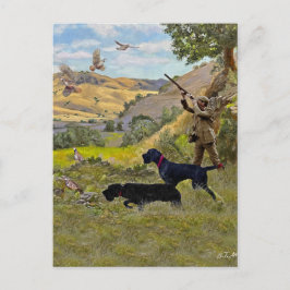 狩りチュカルパトリッジ シーズンポストカード