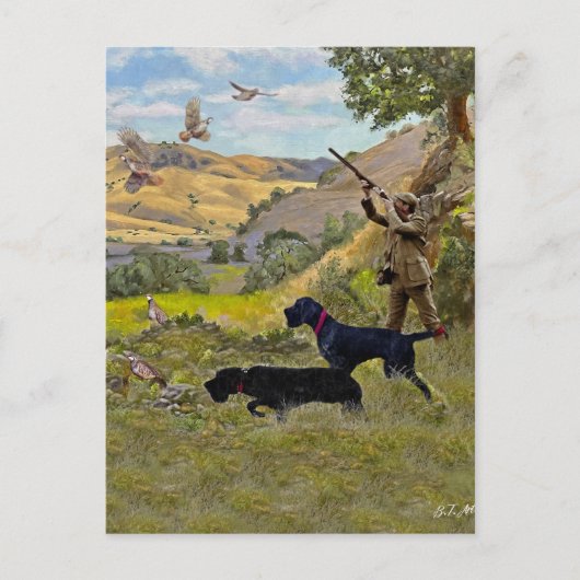 狩りチュカルパトリッジ シーズンポストカード (正面)