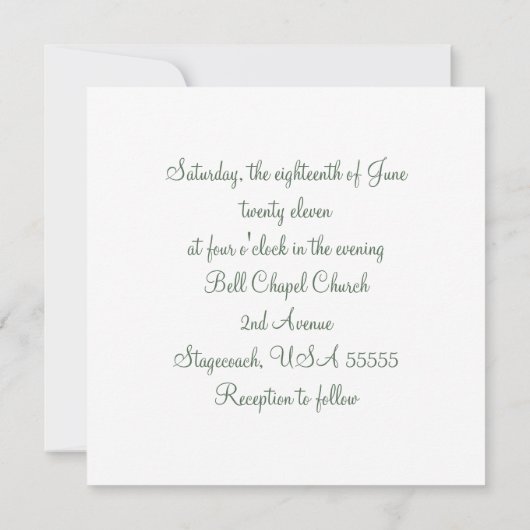 狩りテーマパーソナライズされたスペックルド迷彩柄結婚ズ 招待状 (裏面)