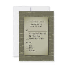 狩りテーマRSVPメニュー付き