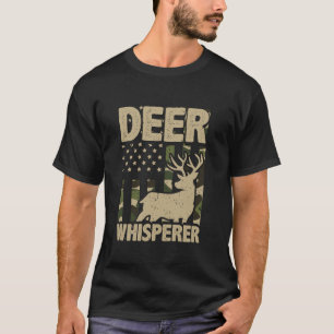狩りディアバック狩り愛国的ハンターロンSl Tシャツ