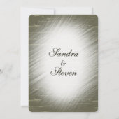 狩りデザイン結婚式招待状 招待状 (裏面)