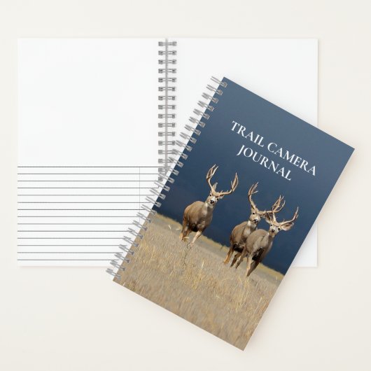 狩りトレイルカメラジャーナル ノートブック (内側)