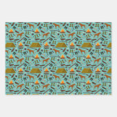 狩りドッグショットガンテント双眼鏡スポーツ ラッピングペーパーシート (正面2)