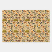 狩りドッグショットガンテント双眼鏡スポーツ ラッピングペーパーシート (正面3)