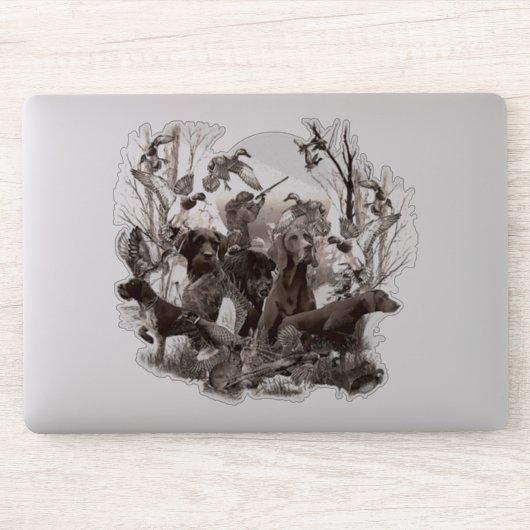 狩りドッグステッカー シール (コンピューター)