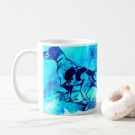 狩りドッグマグ コーヒーマグカップ (ドーナツ)