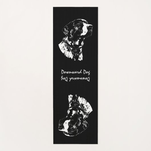 狩りドッグヨガマットドイツポインタードッグヨガマット ヨガマット (正面)